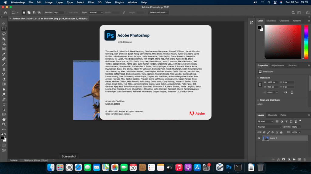 Adobe Photoshop 2021 on macOS Big Sur Hackintosh | Manjaro dot site